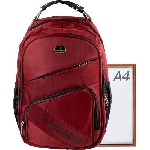 Чоловік рюкзак Valiria Fashion бордовий (3DETAB8070-1): Застібка Блискавка