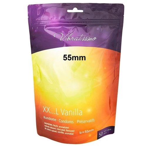 Презервативы Amor Vibratissimo XX ... L Vanilla, 55 мм, 50 шт.