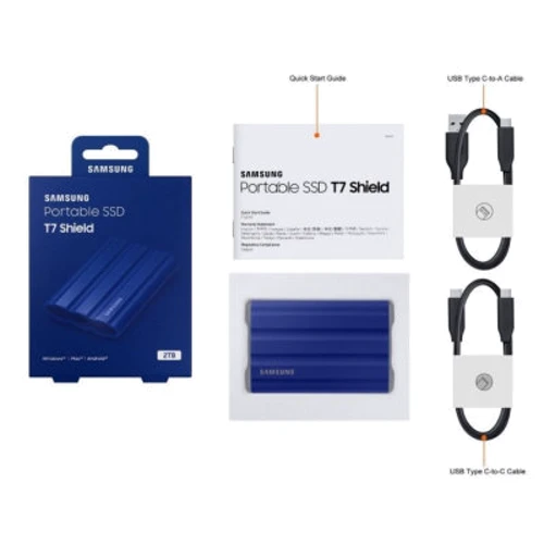 Samsung T7 Shield 1 TB Blue (MU-PE1T0R/AM) UA: Объем 1 ТБ