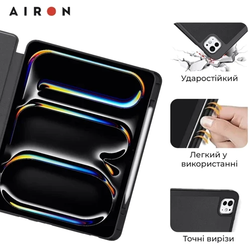 Аксессуар для iPad AirOn Premium SOFT Case Black for iPad Pro 11 2024 M4 фото 5