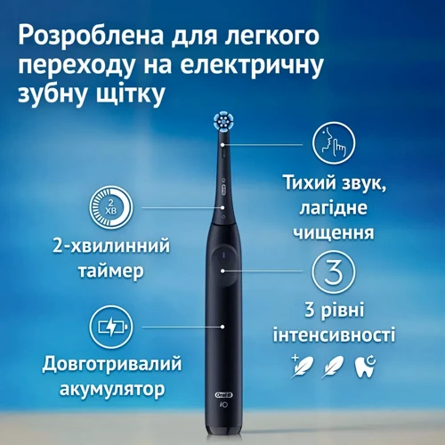 Зубная щетка Oral-B iO Series 2 iOS2.1C9.0 Black фото 4