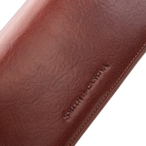 Жіночий гаманець Smith & Canova коричневий (FUL-28608-brown): Формат гаманця горизонтальний