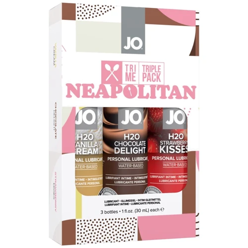 Набор System JO Tri-Me Triple Pack — Neapolitan (3×30 мл) три разных вкуса оральных смазок