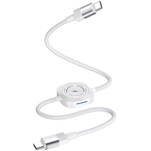 Кабель Proove Cable USB-C to USB-C Multi Charging 60W 1m White