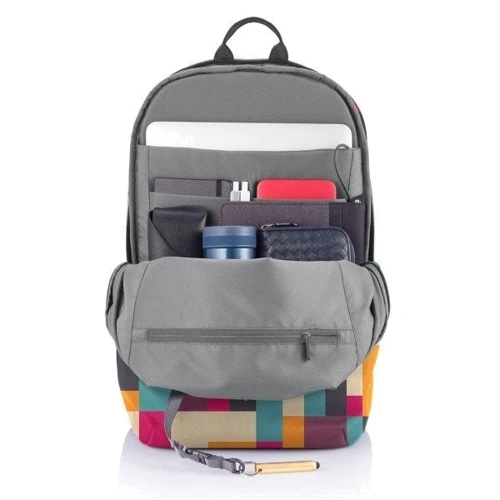 Рюкзак XD Design Bobby Soft'' art geometric разноцветный (P705.867): Застежка Молния