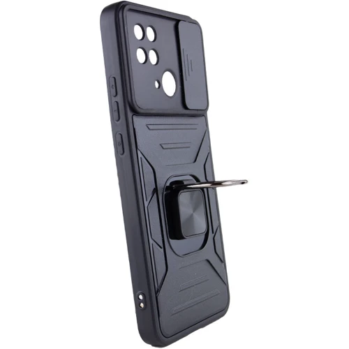 Чохол для телефона Mobile Case Camshield Flash Ring Black для Xiaomi Redmi 10C: Колір чорний