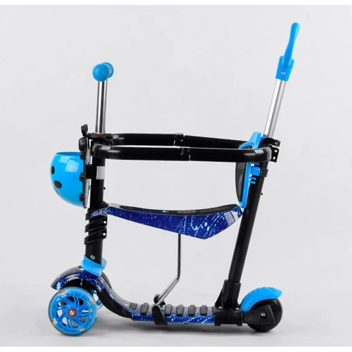 Дитячий самокат 5 в 1 Best Scooter S 0587 Синій: Тип коліс литые