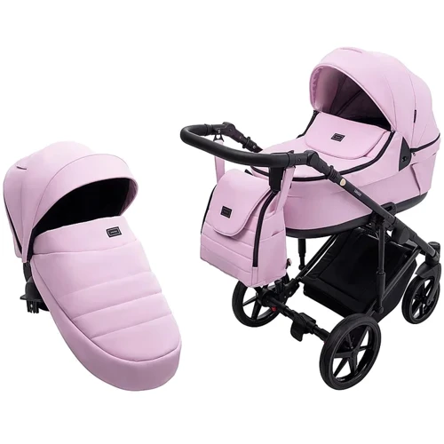 Коляска 2 в 1 Adamex Locco Eco SA-16 розовый (681031)