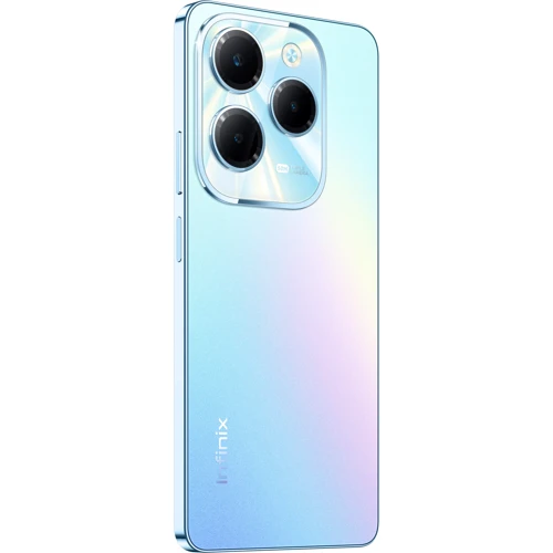 Смартфон Infinix Hot 40 8/256Gb NFC Palm Blue (UA UCRF): Камера Тройная 50 Мп (f/1.6) + 2 Мп (f/2.4) + 0.08 Мп / Quad-LED вспышка / HDR / Панорама / Фронтальная 32 Мп (f/2.2) + Dual-LED вспышка