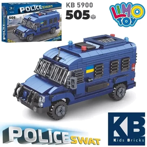 Конструктор LimoToy полицейская машина, 505 дет. (KB 5900): Производитель LimoToy