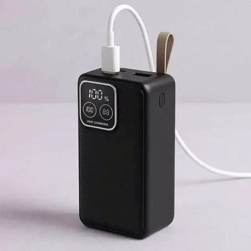 Зовнішній акумулятор King Power Bank 40000mAh QC3.0 LED 2 in 1 22.5W Black (KPG-401)