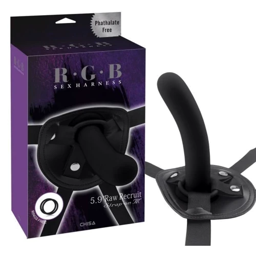 Страпон CHISA R.G.B Sex Harness 5.9 Raw Recruit Strap-On M