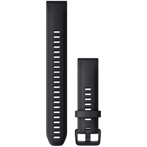 Ремінець Garmin QuickFit 20 Watch Bands Black Silicone (010-13102-00)