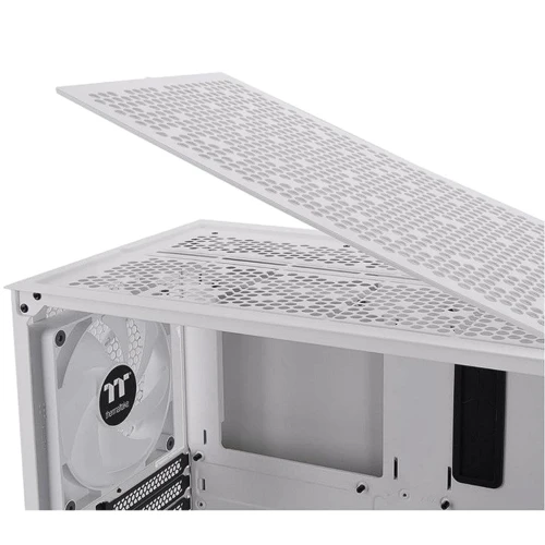 Корпус ThermalTake Ceres 300 TG ARGB White (CA-1Y2-00M6WN-00): Материал передней панели пластик и металл