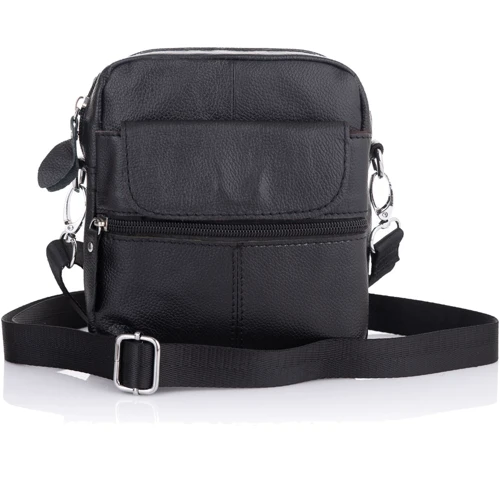 Чоловіча сумка через плече Buffalo Bags чорна (SHIM8628A-black): Стать Мужской