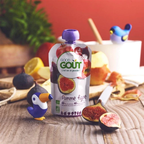 Пюре органічне Good Gout Яблуко, Інжир 120 г: Вид Фруктовое