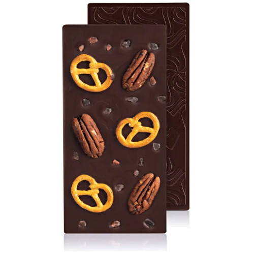 Шоколад черный Laviva Chocolate Dark chocolate "Brezel" "Брецель" 73 % 90 г (UA-0036): Вес, г 90