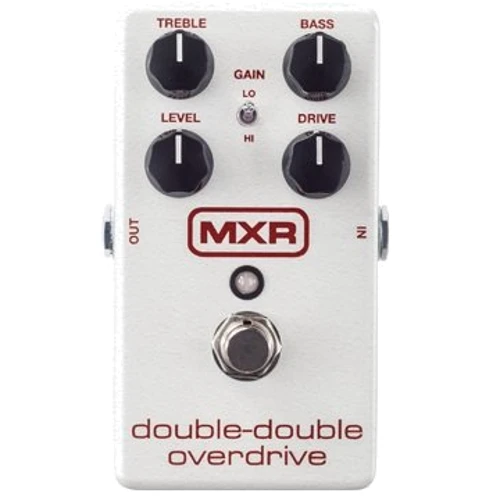 Педаль гитарных эффектов Педаль эффектов DUNLOP M250 MXR DOUBLE-DOUBLE OVERDRIVE