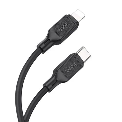 Кабель Hoco Cable USB-C to Lightning X90 3A 20W 1m Black: Тип USB-C - Lightning