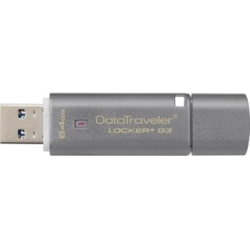 USB-флешка Kingston 64GB DataTraveler Locker+ G3 USB 3.0 Grey (DTLPG3/64GB)