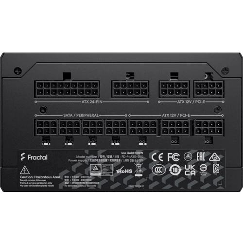Блок живлення Fractal Design Ion Gold 550W (FD-P-IA2G-550): Модульні (знімні) кабелю є