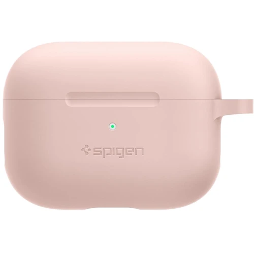 Чехол для наушников Spigen Silicone Fit with Belt Pink (ASD00535) for Apple AirPods Pro фото 2