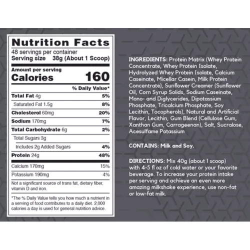 Протеїн BSN Syntha-6 EDGE 1820 g / 48 servings / Vanilla Milkshake: Вид багатокомпонентні
