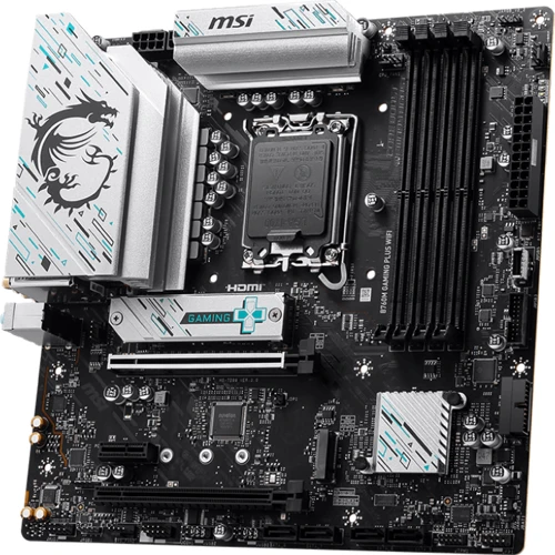 MSI B760M GAMING PLUS WIFI: Оперативна пам'ять 4xDDR5 6800 МГц, до 192 ГБ