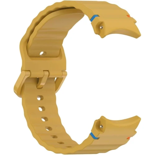 BeCover Strap Ribbed Tape Yellow для Samsung Galaxy Watch (20mm) 4 40mm-44mm/5 40-44mm/6 40-44mm/7 40-44mm (712051) фото 6
