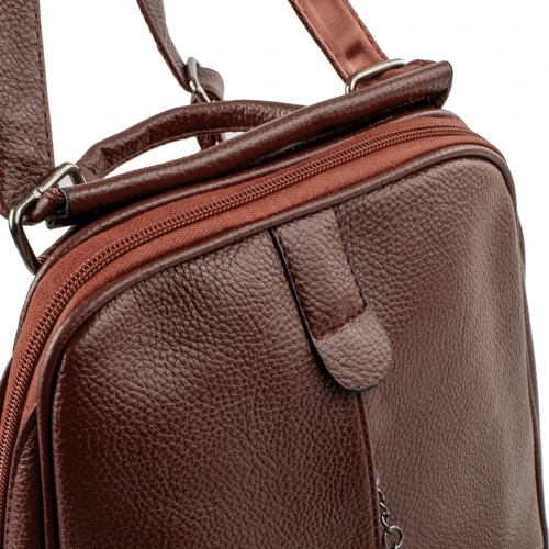 Женский рюкзак Valiria Fashion коричневый (DETAG601-10): Тип ручки Плечевой ремень, Короткая ручка