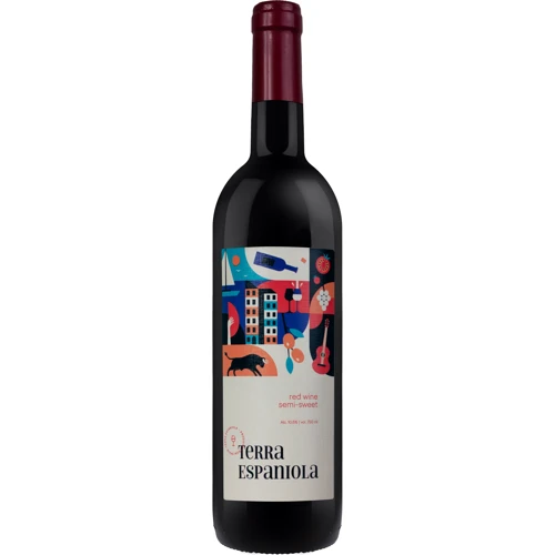 Вино Terra Espaniola, красное полусладкое, 0.75л 10.5% (BDA1VN-VNC075-005)