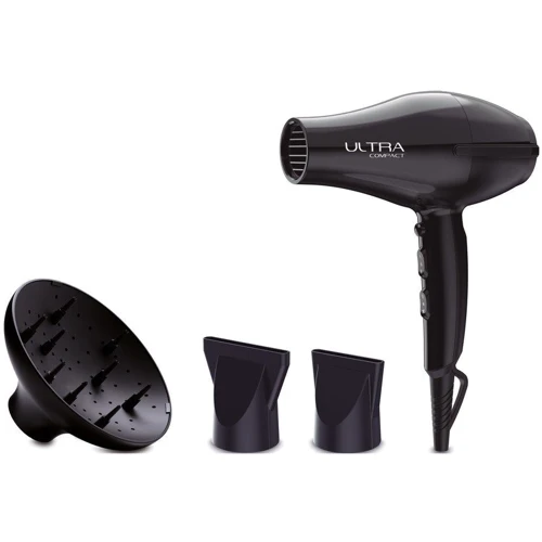 Фен Ga.Ma Ultra Compact Black (SH2359): Количество скоростей 2