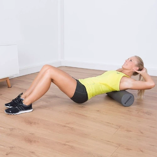 Прочий аксессуар Массажный валик Hammer Fitness Roll 45 см серый (66401) фото 5