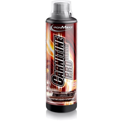 Жироспалювач IronMaxx Carnitine Pro Liquid 500 ml / 20 servings / Strawberry