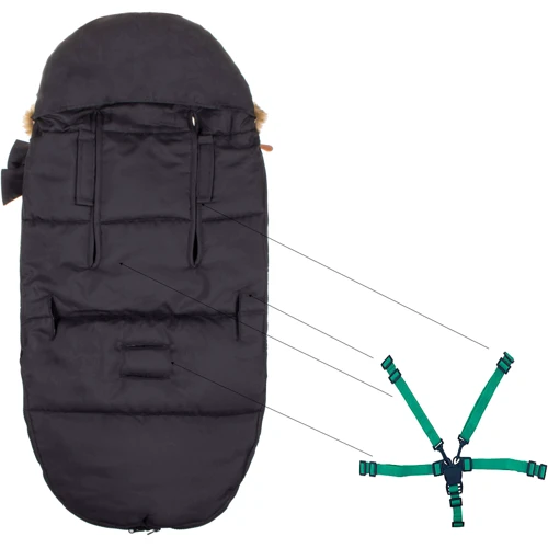 Універсальний конверт Springos чорний (SB0003)