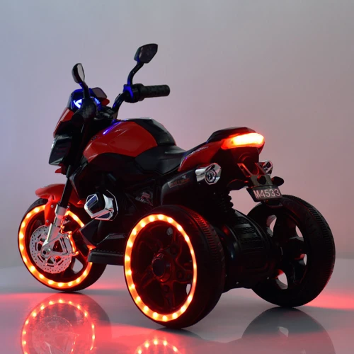 Дитячий електромотоцикл 3 колісний Bambi Racer BMW червоний (M 4533-3): Максимальна швидкість, км/год 5