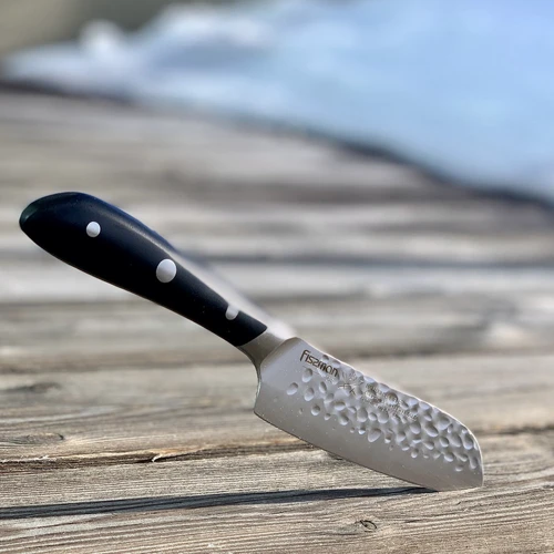 Нож Fissman Hattori Hammered сантоку 13 см (2531): Рукоятка Полипропилен