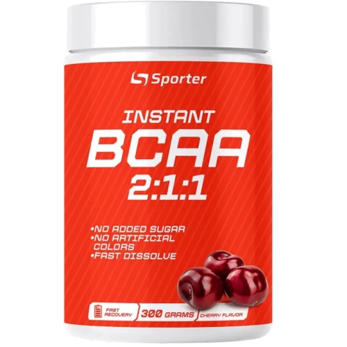 Аминокислота для спорта Sporter BCAA Instant 300 g / 30 servings / cherry