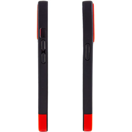 Чохол для iPhone Mobile Case TPU+PC Bichromatic Black / Red для iPhone 11: Колір черный