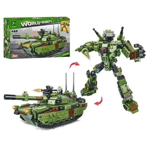 Конструктор LimoToy Военная техника, 2 в 1, 468 дет. (KB 3000): Производитель LimoToy