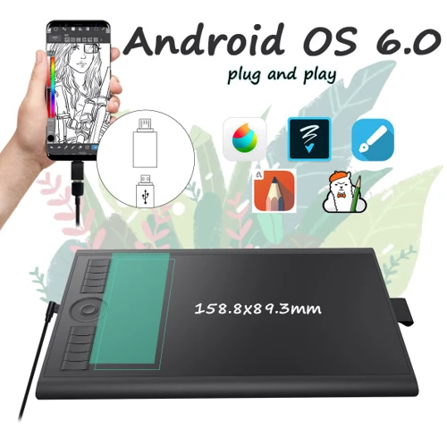 Графічний планшет GAOMON M10K PRO: Дозвіл 5080 lpi