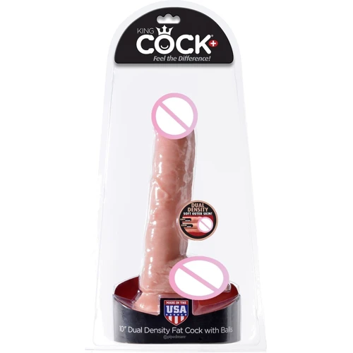 Фаллоимитатор Pipedream King Cock Plus 10" Dual Density