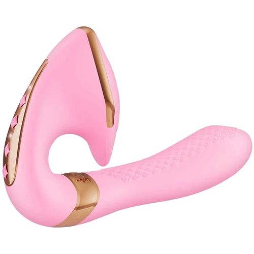 Вагинально-клиторальный вибратор Shunga Soyo Light Pink