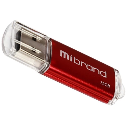 USB-флешка Mibrand 32GB Cougar Red USB 2.0 (MI2.0/CU32P1R): Стандарт USB USB 2.0