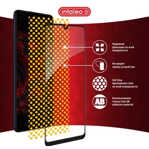 Аксессуар для смартфона Intaleo Tempered Glass Full Glue Black for Samsung A225 Galaxy A22/M225 Galaxy M22/M325 Galaxy M32 фото 6