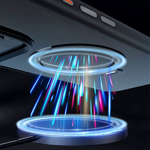 Чохол для iPhone Mobile Case Metal Buttons with MagSafe HQ Ring Black для iPhone 14 / 13: Тип аксесуара чехол
