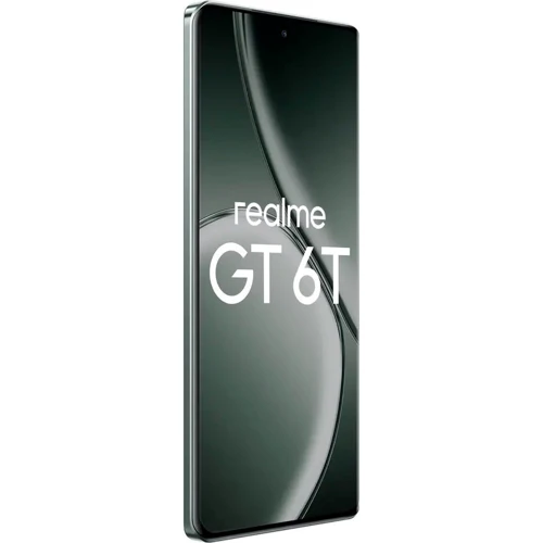 Смартфон Realme GT 6T 5G 12/256GB Razor Green (UA UCRF): Процессор Qualcomm SM7675 Snapdragon 7+ Gen 3 (4 nm) Octa-core (1x2.8 GHz Cortex-X4 & 4x2.6 GHz Cortex-A720 & 3x1.9 GHz Cortex-A520)