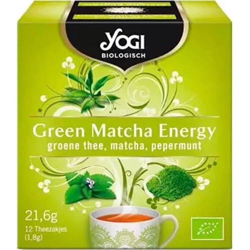 Чай Yogi зеленый Энергия Матча органический 12 пакетов (WT4324)