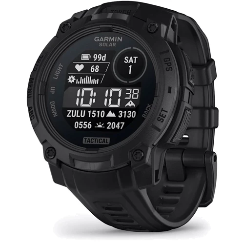Смарт-часы Garmin Instinct 3 Solar 45mm Tactical Edition Black with Black Band (010-02934-50)