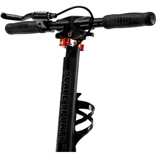 Двухколесный самокат Scale Sports SS-04 Black Дисковый тормоз: Материал колес полиуретан